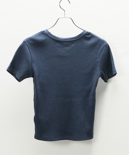 Oriens JOURNAL STANDARD(オリエンス ジャーナルスタンダード)の「ミニリブTシャツ(Tシャツ/カットソー・レディース・グリーン系その他/ホワイト/ネイビー/パープル系その他/イエロー系その他・FREE)」の15枚目の写真
