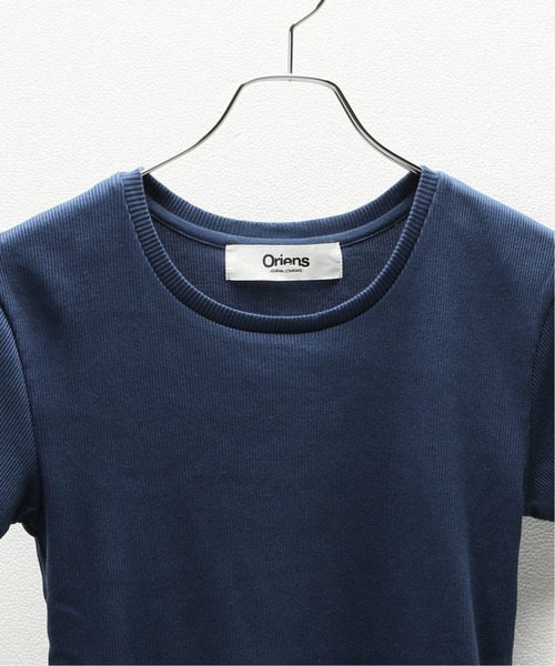 Oriens JOURNAL STANDARD(オリエンス ジャーナルスタンダード)の「ミニリブTシャツ(Tシャツ/カットソー・レディース・グリーン系その他/ホワイト/ネイビー/パープル系その他/イエロー系その他・FREE)」の22枚目の写真
