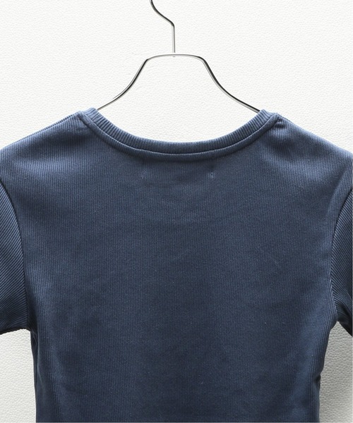 Oriens JOURNAL STANDARD(オリエンス ジャーナルスタンダード)の「ミニリブTシャツ(Tシャツ/カットソー・レディース・グリーン系その他/ホワイト/ネイビー/パープル系その他/イエロー系その他・FREE)」の6枚目の写真