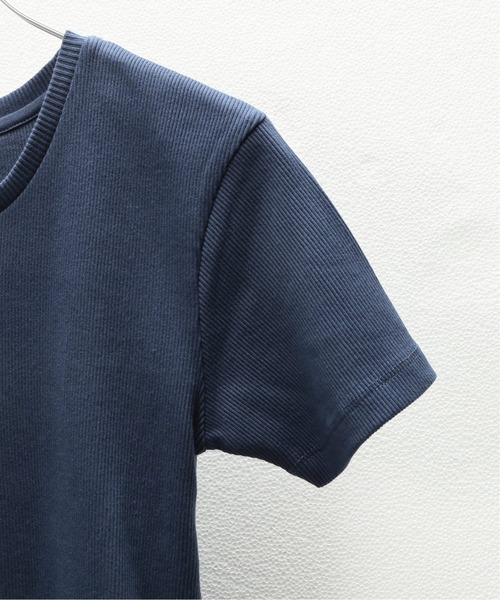Oriens JOURNAL STANDARD(オリエンス ジャーナルスタンダード)の「ミニリブTシャツ(Tシャツ/カットソー・レディース・グリーン系その他/ホワイト/ネイビー/パープル系その他/イエロー系その他・FREE)」の9枚目の写真