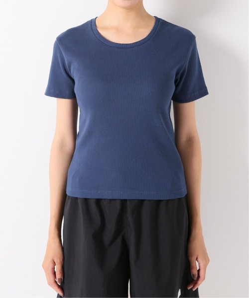 Oriens JOURNAL STANDARD(オリエンス ジャーナルスタンダード)の「ミニリブTシャツ(Tシャツ/カットソー・レディース・グリーン系その他/ホワイト/ネイビー/パープル系その他/イエロー系その他・FREE)」の10枚目の写真
