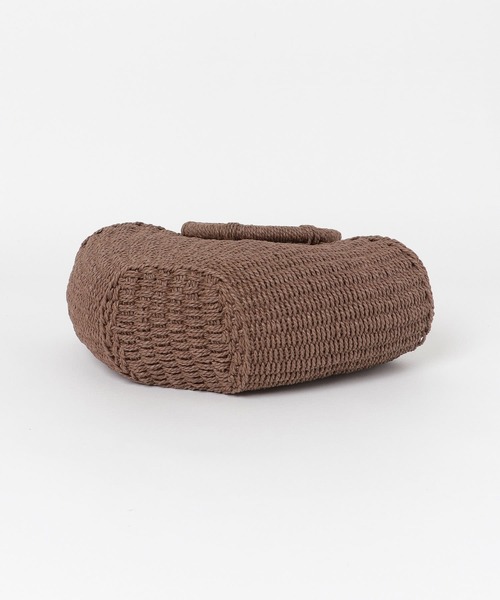 ITEMS URBANRESEARCH（アイテムズ アーバンリサーチ）の「ペーパーカゴバッグ（ショルダーバッグ・レディース・ナチュラル/ブラウン・-）」の10枚目の写真