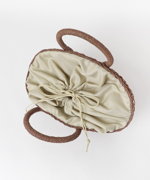 ITEMS URBANRESEARCH（アイテムズ アーバンリサーチ）の「ペーパーカゴバッグ（ショルダーバッグ・レディース・ナチュラル/ブラウン・-）」の11枚目の写真