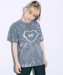 X-girl | HEART TIE-DYE S/S TEE(Tシャツ/カットソー)