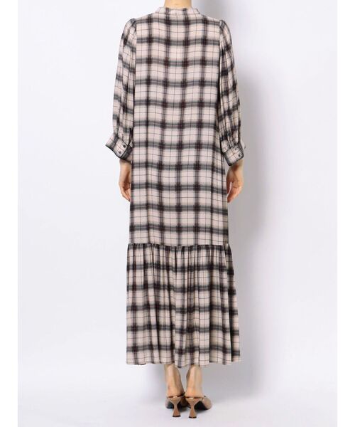 COTORICA（コトリカ）の「【THE DAYZ TOKYO】裾ギャザーボリュームチェックワンピース（ワンピース・レディース・ブラック/ベージュ・SMALL/MEDIUM）」の18枚目の写真