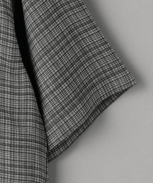 BEAUTY&YOUTH UNITED ARROWS（ビューティーアンドユースユナイテッドアローズ）の「BY ドビー チェック キャンプカラー シャツ（シャツ/ブラウス・メンズ・ダークブラウン/ダークグレー・SMALL/MEDIUM/LARGE/X-LARGE）」の12枚目の写真