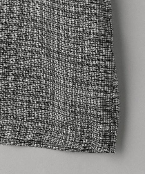 BEAUTY&YOUTH UNITED ARROWS（ビューティーアンドユースユナイテッドアローズ）の「BY ドビー チェック キャンプカラー シャツ（シャツ/ブラウス・メンズ・ダークブラウン/ダークグレー・SMALL/MEDIUM/LARGE/X-LARGE）」の13枚目の写真