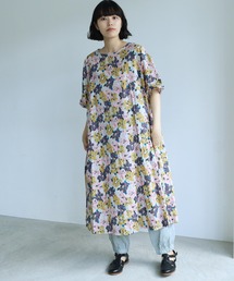 装苑 ビュルデサボン bulledesavon BIGフラワープリント