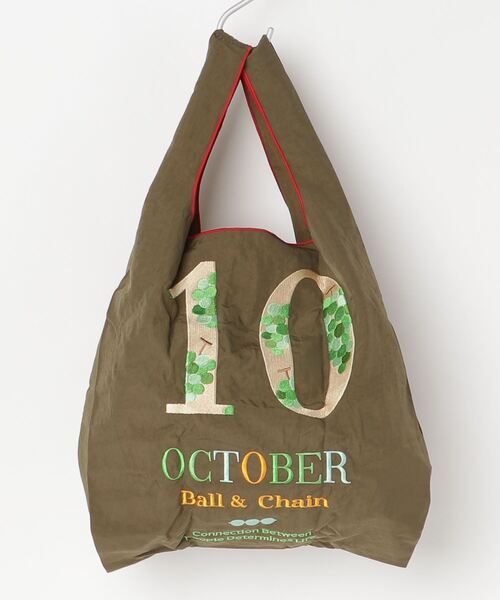 DOUBLE STANDARD CLOTHING(ダブルスタンダードクロージング)の「OCTOBER エコバッグ【BALL&CHAIN】(エコバッグ/サブバッグ・レディース・カーキ・FREE)」の10枚目の写真