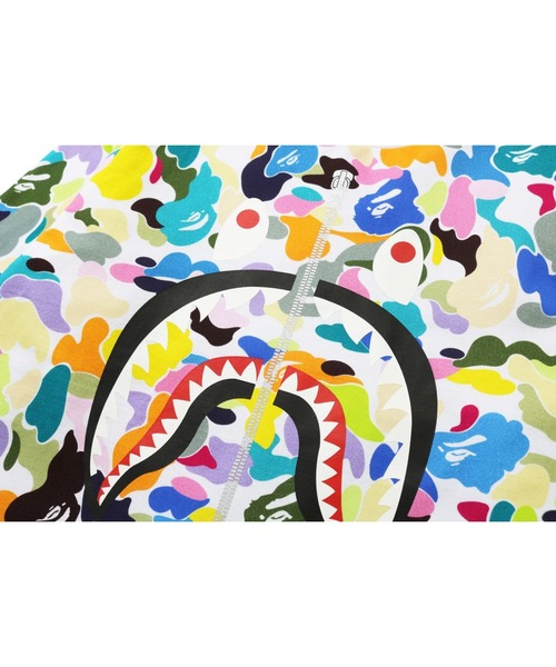 A BATHING APE（アベイシングエイプ）の「MULTI CAMO SHARK WIDE L/S TEE M（Tシャツ/カットソー・メンズ・ホワイト/ブラック・MEDIUM/LARGE/X-LARGE/XX-LARGE/SMALL）」の9枚目の写真
