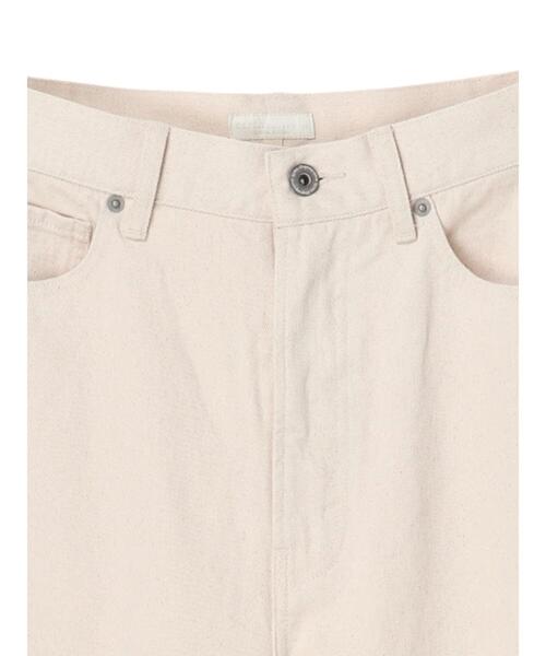 earth music&ecology（アースミュージックアンドエコロジー）の「デニムバギーパンツ ＊（デニムパンツ・レディース・ホワイト系その他2/ダークインディゴブルー/インディゴブルー・L/S/M）」の6枚目の写真