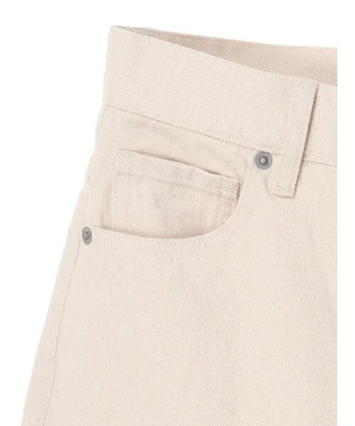 earth music&ecology（アースミュージックアンドエコロジー）の「デニムバギーパンツ ＊（デニムパンツ・レディース・ホワイト系その他2/ダークインディゴブルー/インディゴブルー・L/S/M）」の5枚目の写真