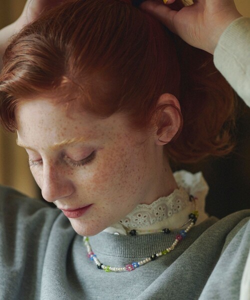 FREAK'S STORE（フリークスストア）の「レーススタンドカラーブラウス（シャツ/ブラウス・レディース・ホワイト/ブラック/サックスブルー・ﾌﾘ-）」の18枚目の写真