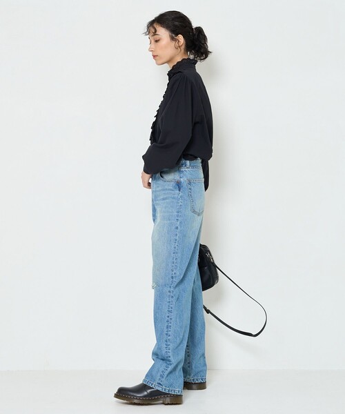 FREAK'S STORE（フリークスストア）の「レーススタンドカラーブラウス（シャツ/ブラウス・レディース・ホワイト/ブラック/サックスブルー・ﾌﾘ-）」の16枚目の写真