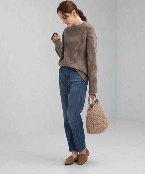 極美品 グリーンレーベルリラクシング ハミルトンクルーネックプルオーバーニット green label relaxing（グリーンレーベルリラクシング）の