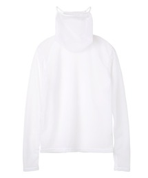 SEE-THROUGH EARHOOK HI-NECK TOP