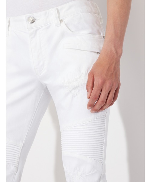 A|X アルマーニ エクスチェンジ】バイカー ダメージデニムパンツ_J27