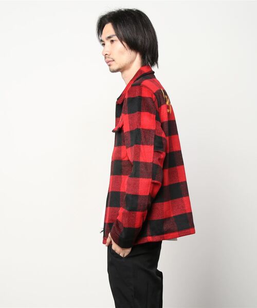 Lafayette（ラファイエット）の「LFYT ラファイエット [Lafayette] - ウール ジップ ワーク ジャケット [WOOL ZIP WORK JACKET]（その他アウター・メンズ・ブラック/レッド・XL/M/L/XXL）」の16枚目の写真