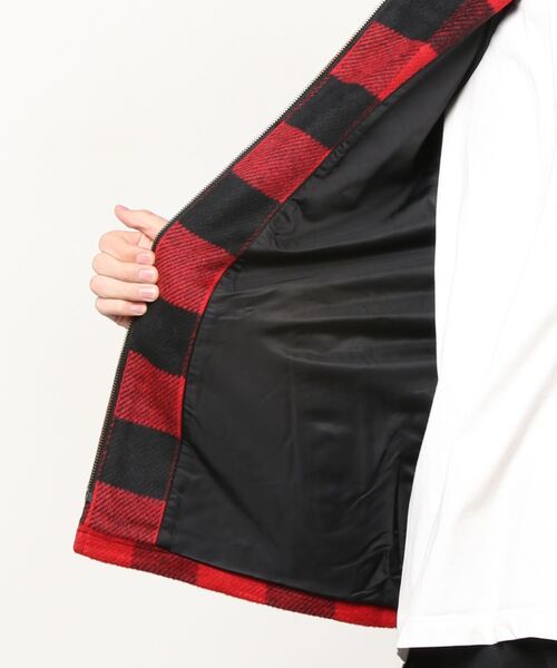 Lafayette（ラファイエット）の「LFYT ラファイエット [Lafayette] - ウール ジップ ワーク ジャケット [WOOL ZIP WORK JACKET]（その他アウター・メンズ・ブラック/レッド・XL/M/L/XXL）」の18枚目の写真