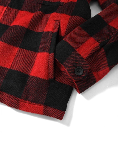 Lafayette（ラファイエット）の「LFYT ラファイエット [Lafayette] - ウール ジップ ワーク ジャケット [WOOL ZIP WORK JACKET]（その他アウター・メンズ・ブラック/レッド・XL/M/L/XXL）」の11枚目の写真