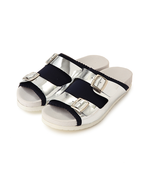 Ray BEAMS（レイビームス）の「Amb / トリコット メタルベルト サンダル（サンダル・レディース・シルバー・36/35/38/37）」の11枚目の写真