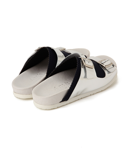 Ray BEAMS（レイビームス）の「Amb / トリコット メタルベルト サンダル（サンダル・レディース・シルバー・36/35/38/37）」の5枚目の写真