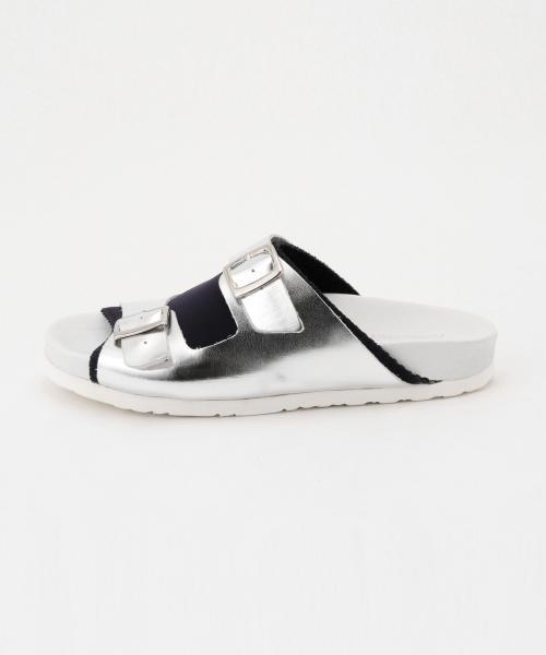 Ray BEAMS（レイビームス）の「Amb / トリコット メタルベルト サンダル（サンダル・レディース・シルバー・36/35/38/37）」の16枚目の写真