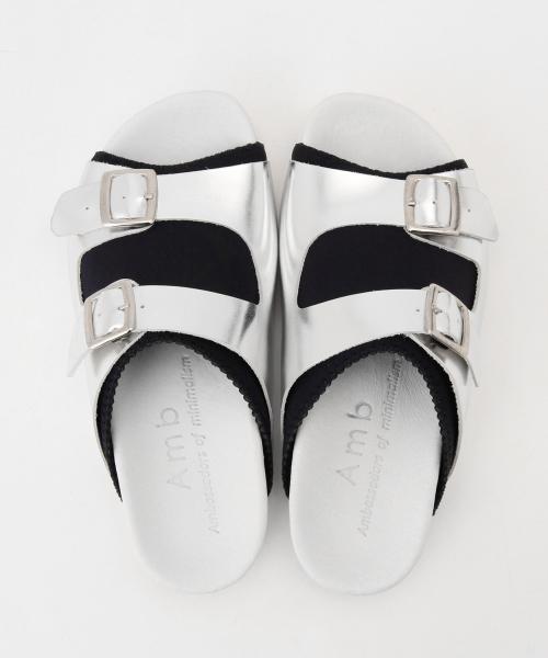 Ray BEAMS（レイビームス）の「Amb / トリコット メタルベルト サンダル（サンダル・レディース・シルバー・36/35/38/37）」の17枚目の写真