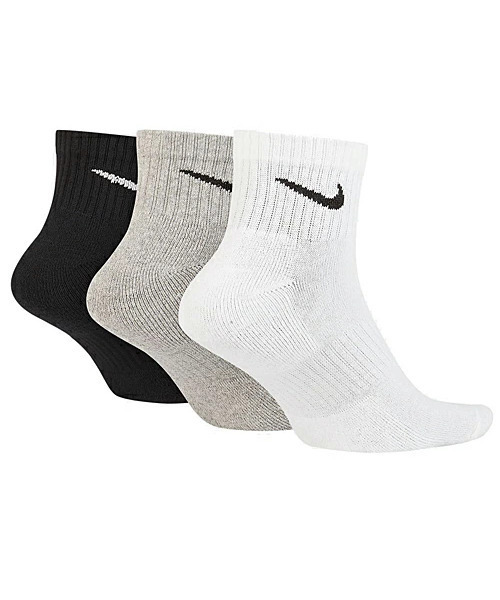 NIKE（ナイキ）の「NIKE/ナイキ ソックス エブリデイ クッションド アンクル3足セット SX7667-964（ソックス/靴下・メンズ・その他・23-25cm/25-27CM）」の3枚目の写真