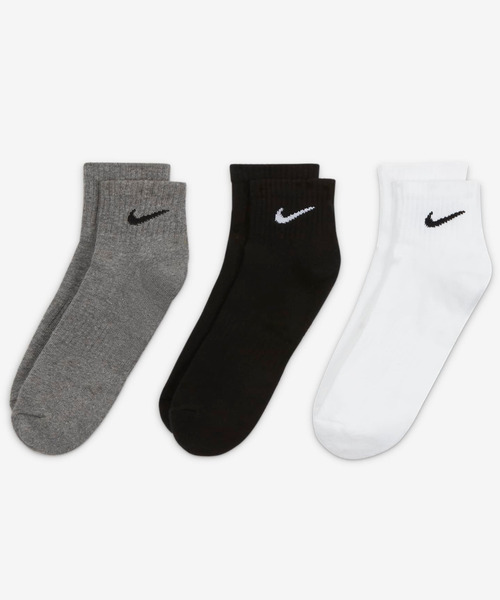 NIKE（ナイキ）の「NIKE/ナイキ ソックス エブリデイ クッションド アンクル3足セット SX7667-964（ソックス/靴下・メンズ・その他・23-25cm/25-27CM）」の4枚目の写真