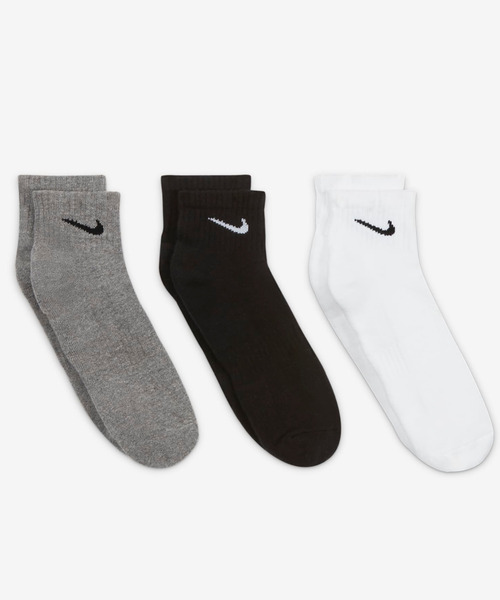 NIKE（ナイキ）の「NIKE/ナイキ ソックス エブリデイ クッションド アンクル3足セット SX7667-964（ソックス/靴下・メンズ・その他・23-25cm/25-27CM）」の5枚目の写真