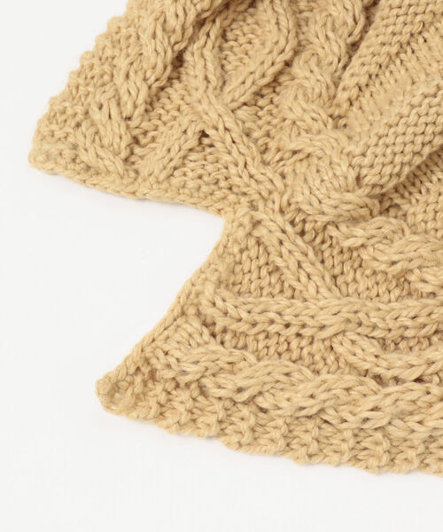 Ray BEAMS（レイビームス）の「Ray BEAMS / ニット スヌード ②（ネックウォーマー/スヌード・レディース・ベージュ・ONE SIZE）」の5枚目の写真