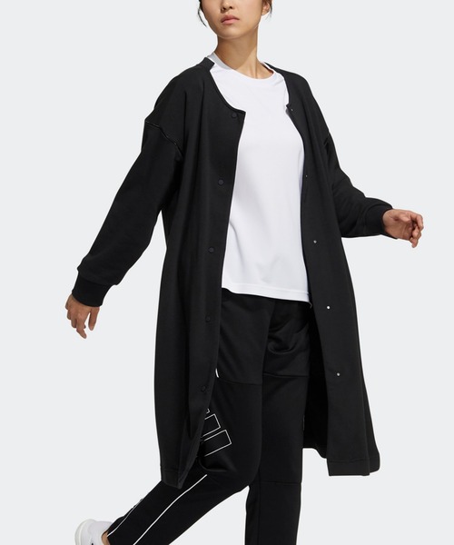 adidas ノーカラージャケット adidas（アディダス）｜ノーカラージャケット（ブラック系）一覧