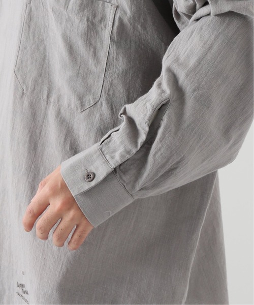 ARMY TWILL(アーミーツイル)の「【ARMY TWILL/アーミーツイル】別注 オーバーサイズ スラブミリタリーシャツ(シャツ/ブラウス・メンズ・ブラック/グレー/カーキ/ブラウン系その他・MEDIUM/LARGE)」の19枚目の写真