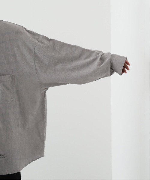 ARMY TWILL(アーミーツイル)の「【ARMY TWILL/アーミーツイル】別注 オーバーサイズ スラブミリタリーシャツ(シャツ/ブラウス・メンズ・ブラック/グレー/カーキ/ブラウン系その他・MEDIUM/LARGE)」の15枚目の写真
