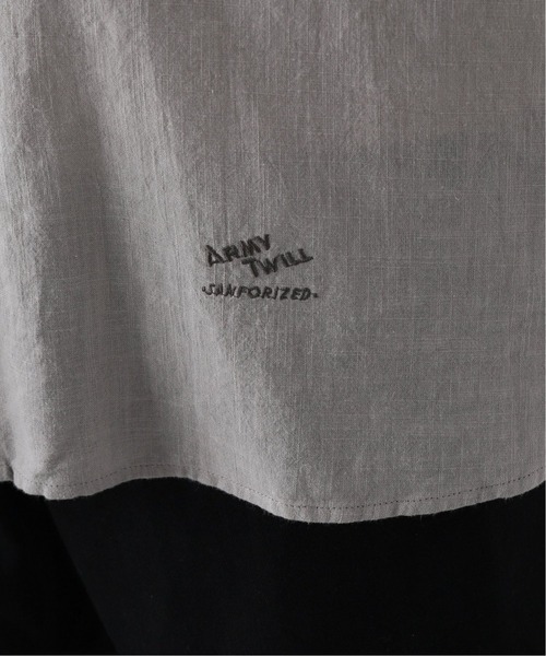 ARMY TWILL(アーミーツイル)の「【ARMY TWILL/アーミーツイル】別注 オーバーサイズ スラブミリタリーシャツ(シャツ/ブラウス・メンズ・ブラック/グレー/カーキ/ブラウン系その他・MEDIUM/LARGE)」の11枚目の写真