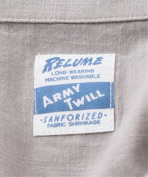 ARMY TWILL(アーミーツイル)の「【ARMY TWILL/アーミーツイル】別注 オーバーサイズ スラブミリタリーシャツ(シャツ/ブラウス・メンズ・ブラック/グレー/カーキ/ブラウン系その他・MEDIUM/LARGE)」の18枚目の写真