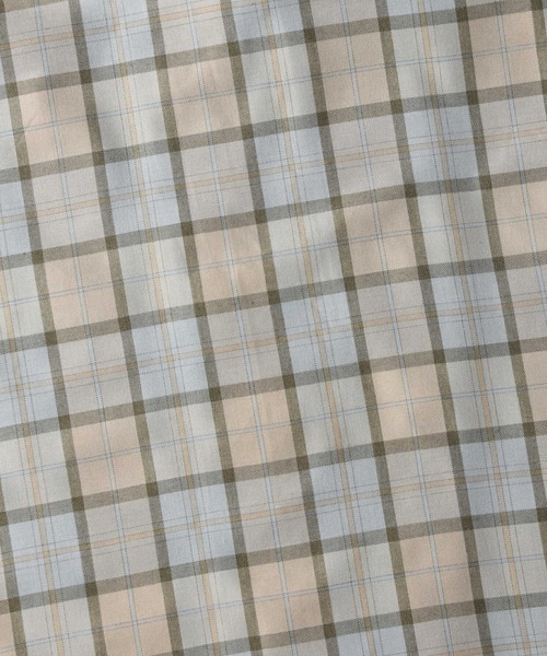 BACK NUMBER（バックナンバー）の「【BACK NUMBER】ビッグシルエットチェック柄CPOシャツ【セットアップ対応】（シャツ/ブラウス・メンズ・ブラウン/グリーン/ライトブラウン/ベージュ・XL/M/L）」の8枚目の写真