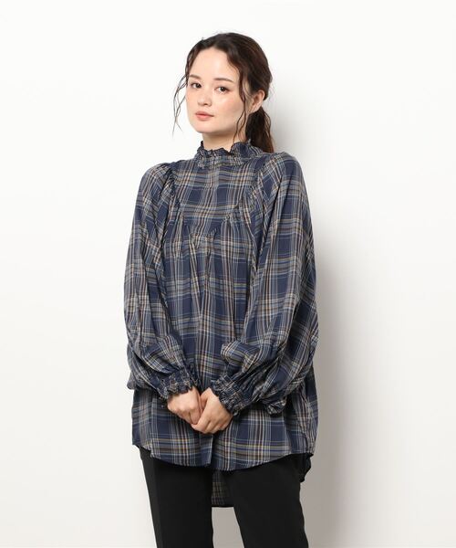 slobeiena loro Shirring ブラウス SLOBE IENA（スローブイエナ）の「【Loro/ローロ】 Shirring