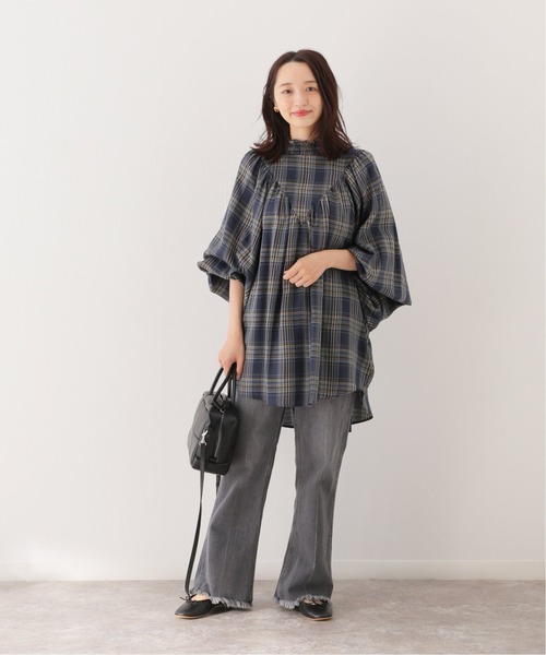 slobeiena loro Shirring ブラウス SLOBE IENA（スローブイエナ）の「【Loro/ローロ】 Shirring