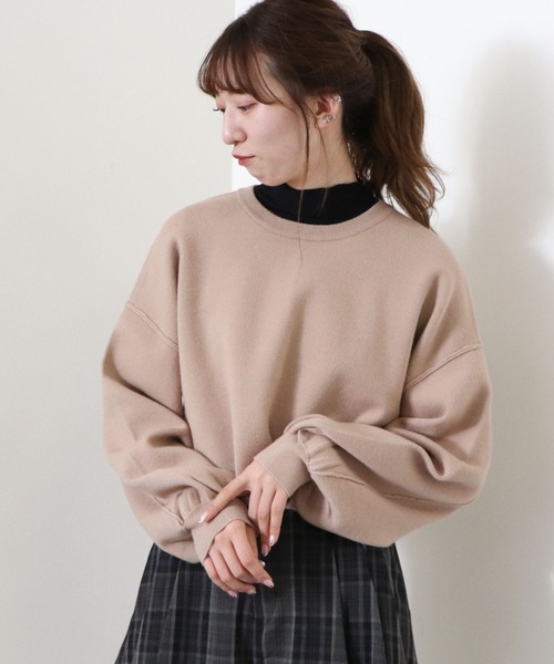 archives(アルシーヴ)の「カットシャーリングハイネックプルオーバー(Tシャツ/カットソー・レディース・ブラック/アイボリー/オレンジ/マスタード・MEDIUM)」の17枚目の写真