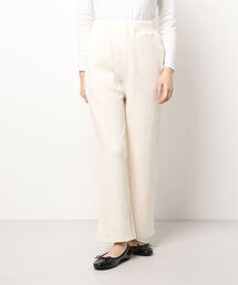 Lugnoncure | 幾何柄ジャカードイージーパンツ(その他パンツ)