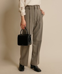 ［mline］WEB限定 チェックタックパンツ
