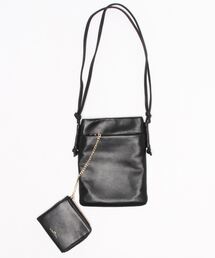 LA BAGAGERIE | ミニ財布付き サイドノットショルダー(ショルダーバッグ)