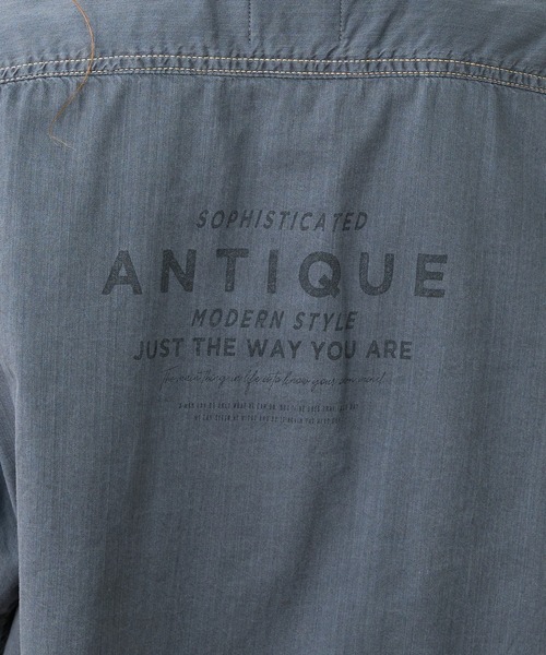 PUAL CE CIN（ピュアルセシン）の「デニム刺繍×プリントブラウス（シャツ/ブラウス・レディース・グレー/インディゴブルー/ストライプ・FREE）」の10枚目の写真