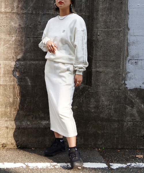 CONVERSE(コンバース)の「【CONVERSE】裏毛スウェット スカート(スカート・レディース・ブラウン/オフホワイト・MEDIUM)」の21枚目の写真