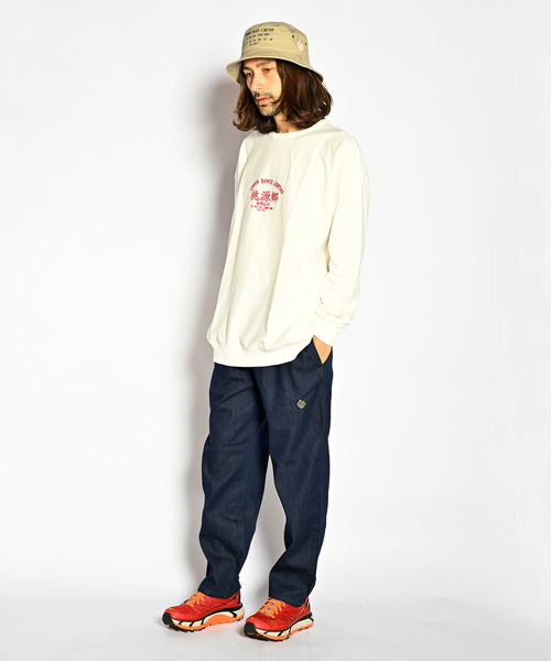 ALDIES(アールディーズ)の「Denim Chef Pants / デニムシェフパンツ(デニムパンツ・メンズ・ブルー系その他2/ネイビー/ブルー・MEDIUM/LARGE/SMALL)」の2枚目の写真