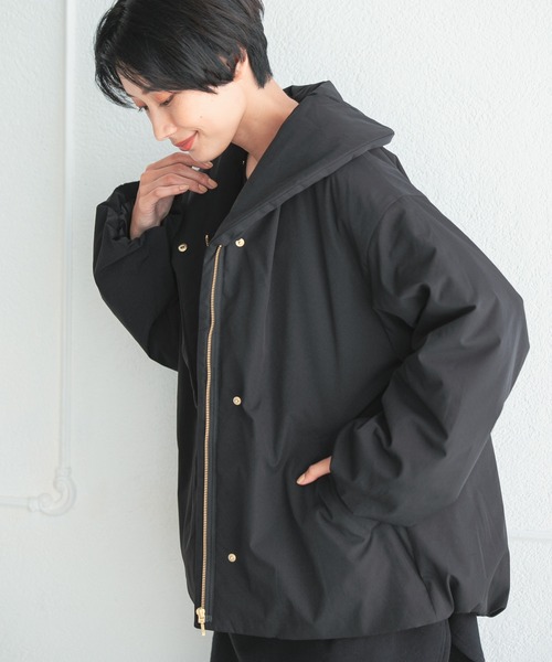 LEPSIM（レプシィム）の「フード中綿ジャケット　229720（ダウンジャケット/コート・レディース・ブラック/グリーン/キナリ・FREE）」の12枚目の写真