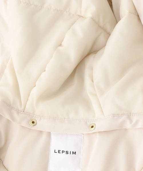 LEPSIM（レプシィム）の「フード中綿ジャケット　229720（ダウンジャケット/コート・レディース・ブラック/グリーン/キナリ・FREE）」の8枚目の写真