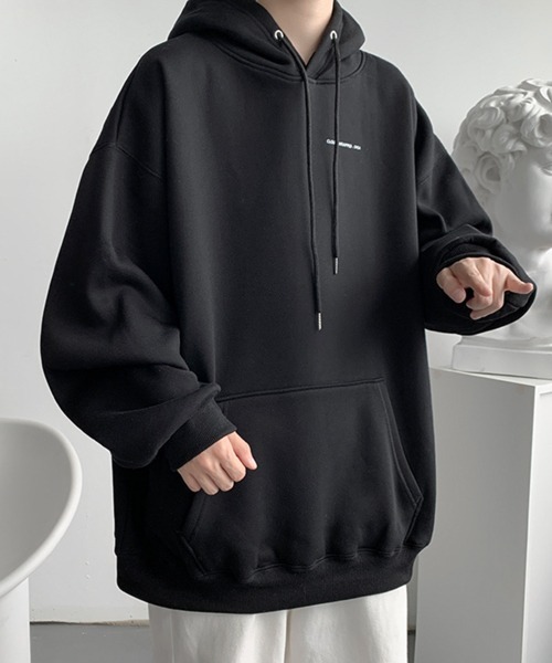 NOWLE（ノウル）の「【NOWLE】バック グラフィック プリント パーカー（パーカー・メンズ・ホワイト/ブラック/グレー・MEDIUM/LARGE/X-LARGE/XX-LARGE）」の8枚目の写真